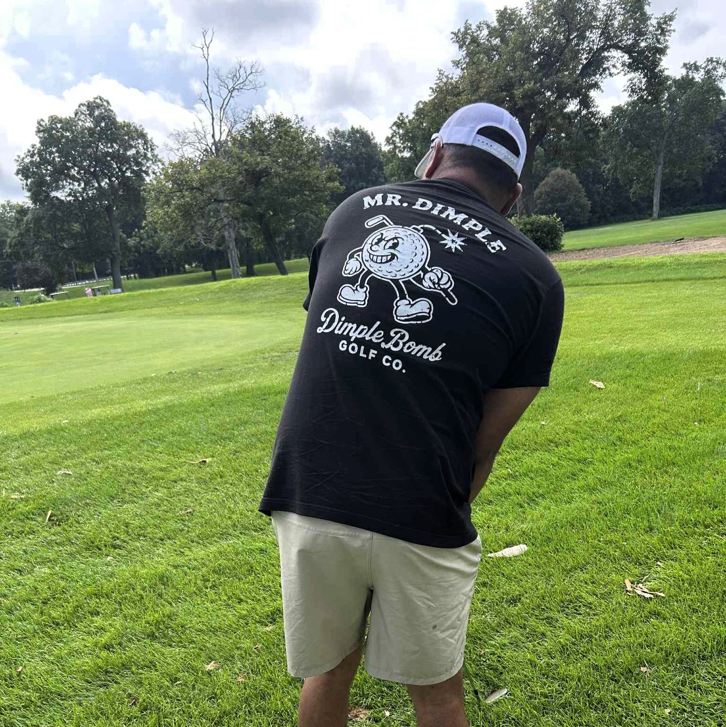 Mr. Dimple Blacked Out Tee – One Color, All Attitude