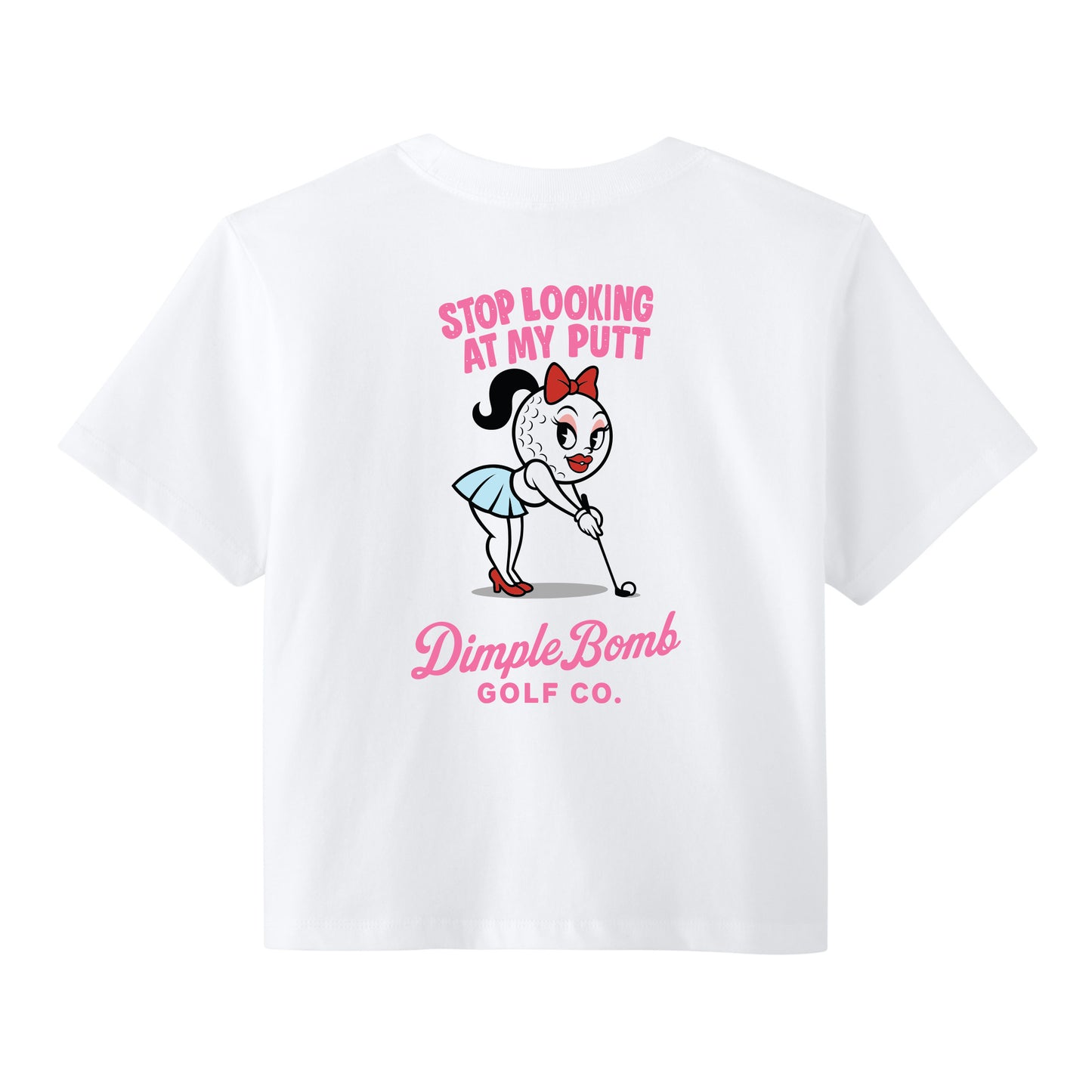 Stop Looking at My Putt Tee – Built to Distract