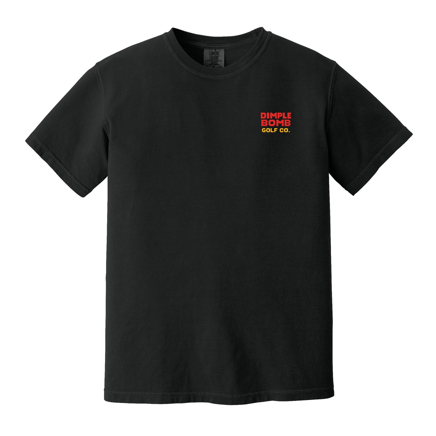 Super Dimple Bomb Tee – 8-Bit Chaos, Fairway Edition