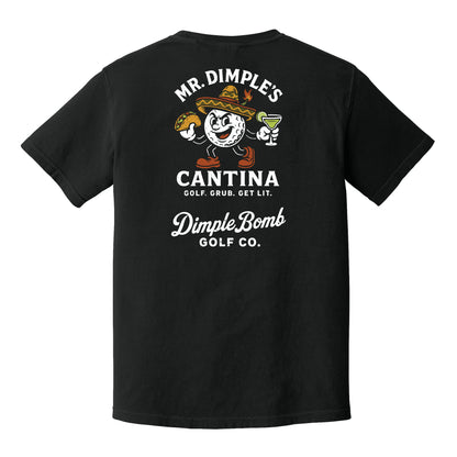 Mr. Dimple’s Cantina Tee – Golf. Grub. Get Lit.
