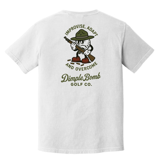 Improvise. Adapt. Overcome. Tee – Bunker Ready, Battle Proven Tactic
