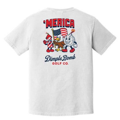 The 'Merica Tee – Red, White & Birdie