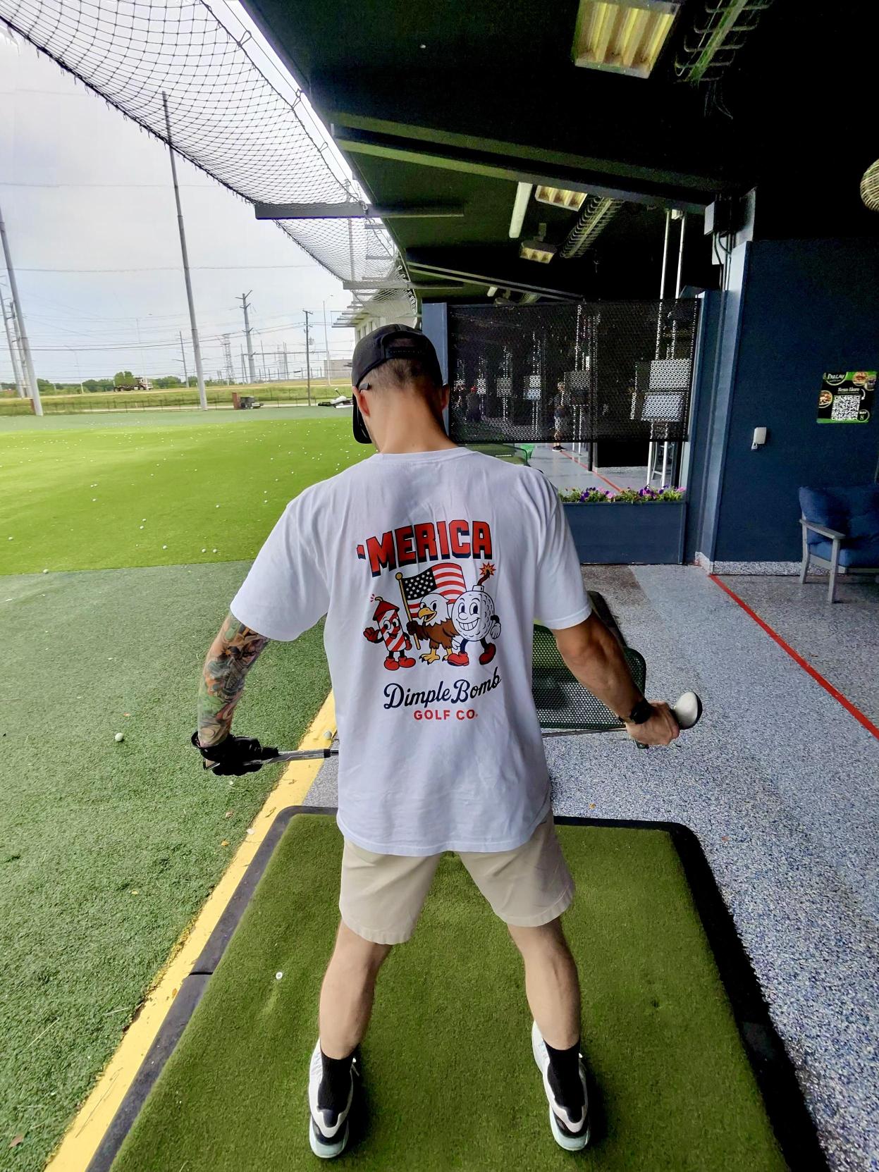 The 'Merica Tee – Red, White & Birdie