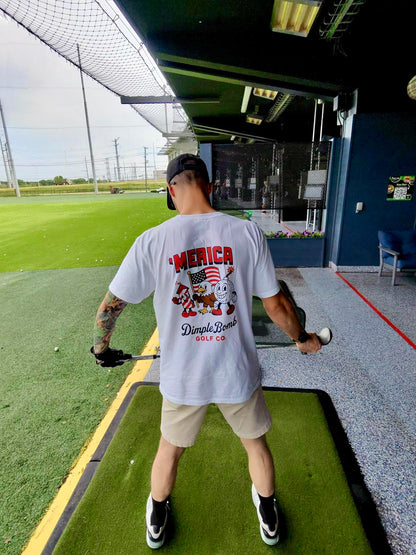 The 'Merica Tee – Red, White & Birdie