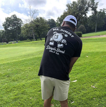 Mr. Dimple Blacked Out Tee – One Color, All Attitude