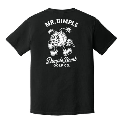 Mr. Dimple Blacked Out Tee – One Color, All Attitude