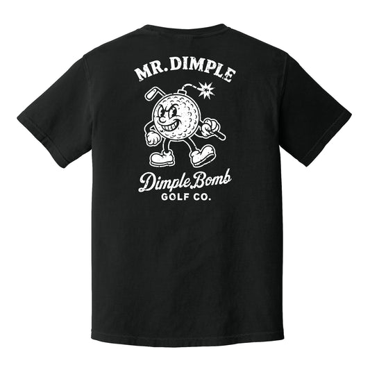 Mr. Dimple Blacked Out Tee – One Color, All Attitude