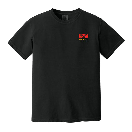 Super Dimple Bomb Tee – 8-Bit Chaos, Fairway Edition